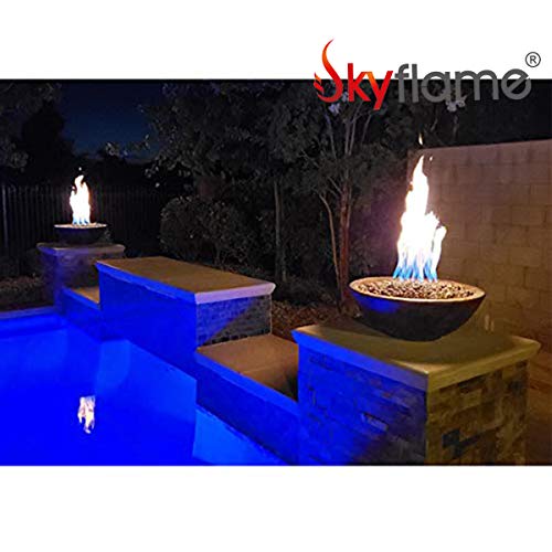 Skyflame 36Inch Round Stainless Steel Fire Pit Jet Burner Ring High