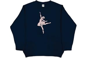Sunshine Mountain Tees Girls Ballerina Dance Sweatshirt