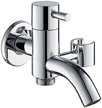 Hifine 3-Way Shower Arm Diverter Valve Showering Components for Handshower, Polished Chrome