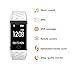 Fitness Tracker,Toprime Waterproof Bluetooth 4.0 OLED Touch Screen Smart Wristband,Heart Rate and Sleep Monitor for Android and IOS, White