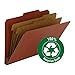 Smead 100% Recycled Pressboard Classification File Folder, 2 Dividers, 2