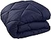 Utopia Bedding Queen Comforter Set Navy, Comforters Queen Size 3 Pieces Bedding Comforters Sets, Down Alternative Soft Bed Set, 1 Comforter (88 x 88 inches) 2 Pillow Shams (20 x 26 inches)