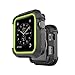 Apple Watch Case 42mm Rugged Shock Proof iwatch Bumper Cover Scratch Resistant Screen Protector Case for iwatch Series 3 Series 2 Series 1 Black/Green