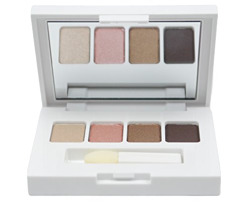 Estée Lauder Pure Color Eyeshadow 4 Color Palette (60-Sugar Biscuit (Satin), 47-Nude Fresco (Satin), 35-Hot Cinnamon (Shimmer), 45-Lavish Mink (Matte)).