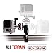 Tackform Motorcycle Mount for GoPro - [Enduro Series] Bar Mount and Trail Cam Compatible with GoPro and Other Action Cameras - All Metal, Built To Outlast You.
