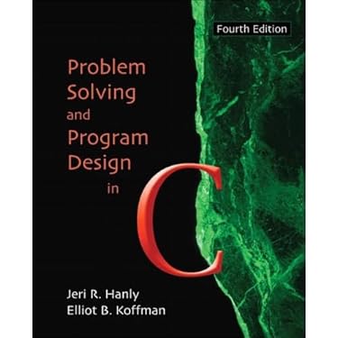 Amazon.com: Problem Solving and Program Design in C, Fourth