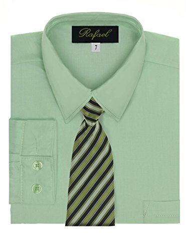 light green dress shirt and tie Nico Adjustable Bridesmaids Dress
