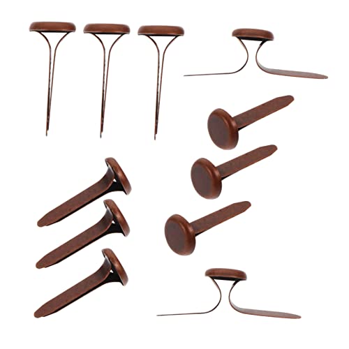 Uonlytech 200Pcs Decorative Iron Nails for DIY Crafts Mini Claw Brads for Durable and Colorfast for Scrapbooking and Handmade Projects Antique