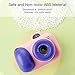 beiens Digital Video Camera for Kids, 24MP Selfie Dual Cameras, 32G SD Card, 1080P 2.0 inch HD IPS Screen, USB Charge, Best Birthday Gifts Kids Camera Toys for Girls and Boys (Pink)
