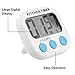 Sminiker Professional 2pcs Countdown Timer Magnetic Digital Kitchen Timer for Cooking Large LCD Display Batteries Included