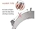 J&P Home Stainless Steel Adjustable Round Cake Ring Mold Mousse Mold, 6 Inch to 12 Inch