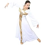Danzcue Womens Praise Cross Long Dress