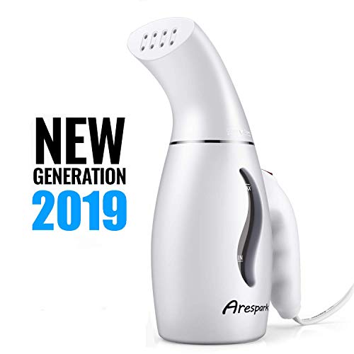 Arespark Steamer for Clothes, 110V Handheld Clothes Steamer Travel Steamer, Powerful Steamer Wrinkle Remover, Clean, Sterilize and Steamer Garment and Soft Fabric, Portable, Compact-Travel/Home