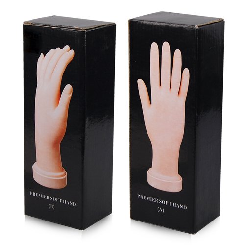 Topro Plastic Movable Practice Model Hand For Nail Art Training