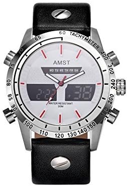 Imported New AMST LED Digital Analog Dual Display Quartz Sport Military Watches