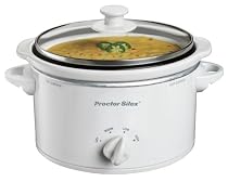 Proctor Silex 33116Y Portable Oval Slow Cooker, 1.5-Quart