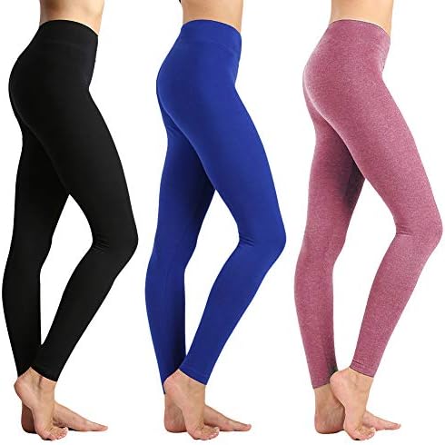 High Waisted Leggings for Women-Tummy Control and Elastic Opaque Slim Pants for Runing Yoga Workout