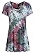 BEPEI Plus Size Shirts for Women, Ladies Tunics Green Casual Tops 2XL