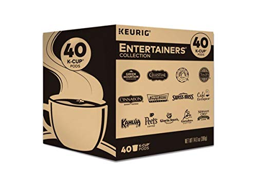 Keurig Entertainers Variety Pack Single-Serve Coffee K-Cup Pods Sampler, 40 Count