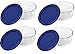 Pyrex Blue Storage 2 Cup Round Dish, Clear Lid, Pack of 4 Containers primary