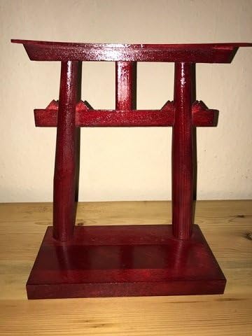 Torii S Bordeauxrot Japanisches Tor Holztor Durchgang Garten Zen Garten Amazon De Kuche Haushalt