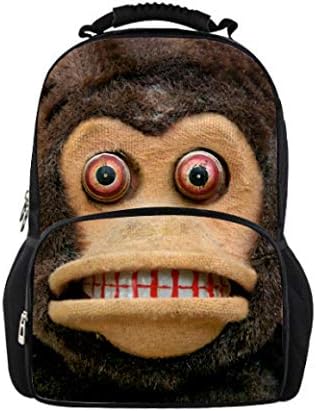 3D Animal Face Print Backpack,Suitable for Kids,School Backpack,Children,Bookbags,Teenerger,Felt Fabric,Large Capacity,9D Vivid Backpack For Laptop