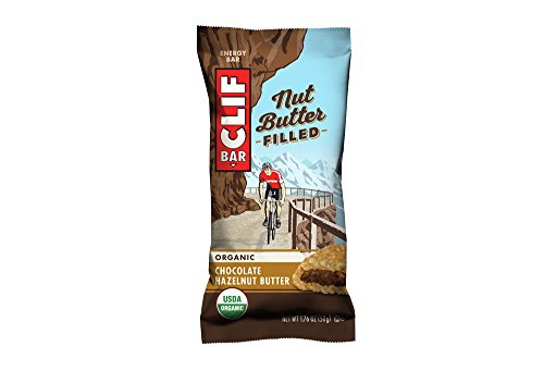 CLIF Chocolate Hazelnut Butter Filled Bar - Box of 12 - chocolate hazelnut butter, box of 12