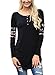 AlvaQ Women Floral Print Long Sleeve Plus Size Tunic Tops Casual Work Tops Black (US20-22)XX-Large