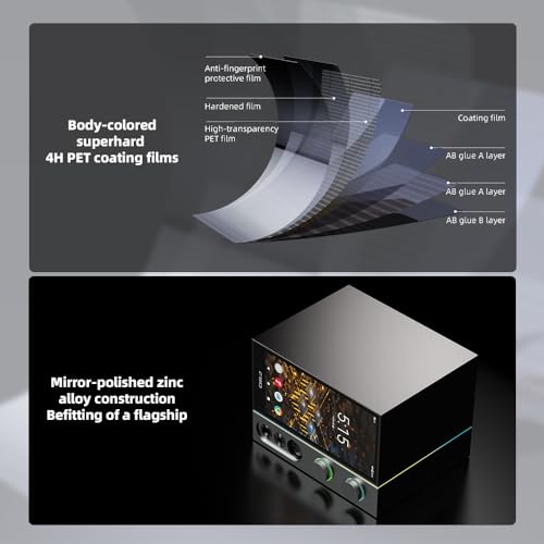 FiiO R9 Android Media Streamer, Network Player, HDMI/MQA Full Decode, USB DAC, DSD512 PCM768kHz/32Bit Bluetooth 5.0, 6’’HD Touchscreen