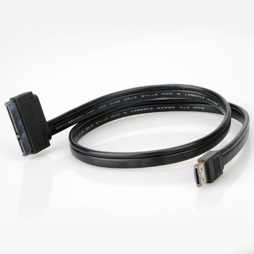 Dual Power Esata USB 2.0 Power to 22pin Sata Cable for 2.5 3.5 Inch