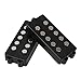 BQLZR Black Ceramic Magnet 5 String M Bass Humbucker Double Coil Pickup for Bass Guitar and Bass Replacement Pack of 2 4.13x1.77x0.7inch(LxWxH)