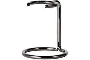 Grandslam Shave Brush Stand Stainless Steel for Badger Shaving Brushes Holder Height 2.8inch/7cm Space Saver