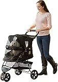 Pet Gear Special Edition NO-Zip Pet Stroller, Gold