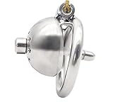 New cage chastity device penis lock chastity urethral penis ring chastity belt men (ring 4.5cm)