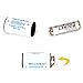 Miraclekoo 4pcs D Size and 4pcs C Size Battery Spacers for Sanyo Eneloop or Other AA Batteries,AA to C/D Size Battery Adapter