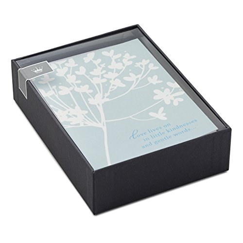 Hallmark Pack of 20 Thank You for Your Sympathy Cards, Cherry Blossom