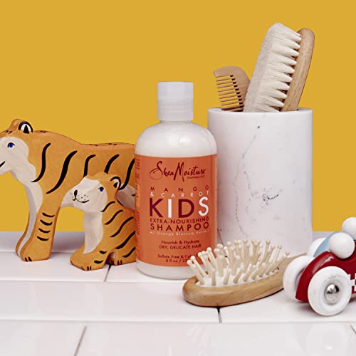 SHEAMOISTURE EXTRA-NOURISHING SHAMPOO HAIR CARE FOR KIDS MANGO CARROT WITH SHEA BUTTER 8 OZ