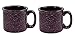 Santa Fe Campfire Coffee & Tea Mug Perfect For Camping or Home , Plum 14oz (Pack of 2)