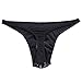 YiZYiF Men's Faux Leather G String Thongs Zipper Underwear (X-Large(Waistline:27.5-43.0
