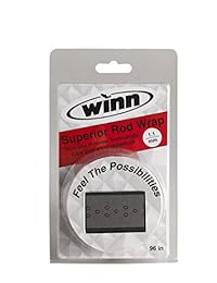winnwinn Pesca 96 inches overwrap Gris Oscuro caña de pescar Wrap cinta