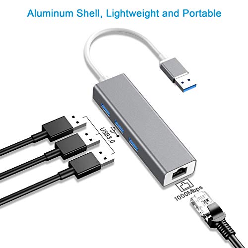ZYF Aluminum USB to Adapter & OTG Cable Combo, 3Port USB 3.0