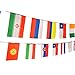 G2PLUS International Flags, 41 Feet 8.2'' x 5.5'' World Flags, 50 Countries Olympic Flag Pennant Banner for Bar, Party Decorations, Sports Clubs, Grand Opening, Festival Events Celebration