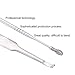 Ear Wax Pick Remover Curette for Build Up Impacted Earwax, Medical Grade Ear hygiene Care Kits, Sturdy & Durable, Surgical Stainless Steel
