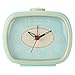 Lily's Home Quiet Non-Ticking Silent Quartz Vintage/Retro Inspired Analog Alarm Clock (Aqua)