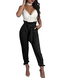 Pantalones de trabajo para dama, lisos, informales, con volantes, cintura alta
