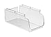 mDesign Plastic Hanging Closet Storage Organizer Tray - Small Bin for Bedroom, Linen, Entryway, Hall Closets - Holds Leggings, T-Shirts, Sports Bras, Winter Scarves, Belts, Gloves - Clear