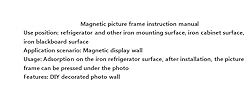 sooard Magnetic Photo Frames, 12 Pack Magnetic