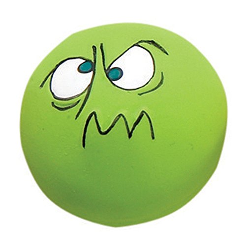 FTXJ 6PCS Puppy Dog Toys Chewing Squeaky Toy for Pet Dog with Sound Squeaker Squeaky Ball With Face Fetch Toy (3.255.253.25cm, Random) - Thumbnail 4