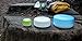 humangear GoTubb | Hard Container | Easy Open | Food-Safe Material, Clear/Blue, Large