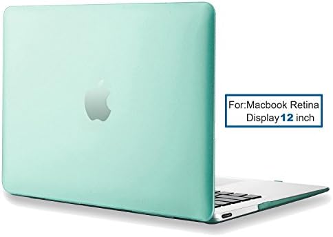 LEIMI Retina 12-inch Rubberized Hard Case for MacBook 12" with Retina Display A1534 (NEWEST VERSION) Shell Cover £¨Green)